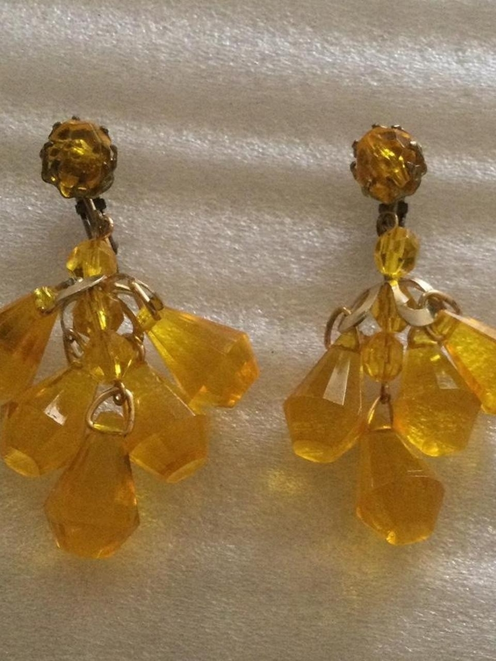 Vintage Germany Clip Earrings
